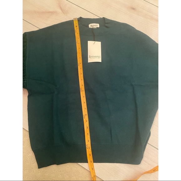 NEW -LUKE CONTRAST CABLE KNIT SWEATER - HUNTER GREEN - Picture 10 of 11